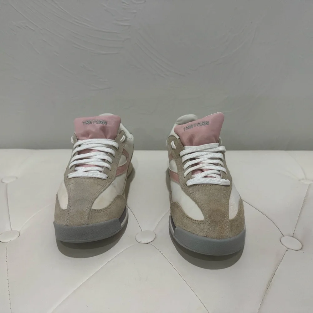 Women’s Beige and Pink Sneakers